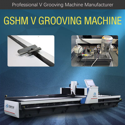 qualità  Hydraulic V Cutting Machine For Shower Room Frames High Speed V Grooving Machine Fabbrica