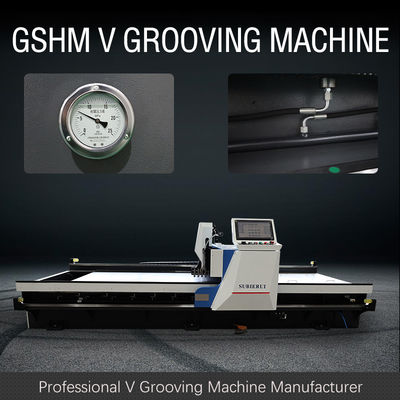 220V V-Grooving Machine ad alta velocità per la decorazione delle pareti delle tende metalliche