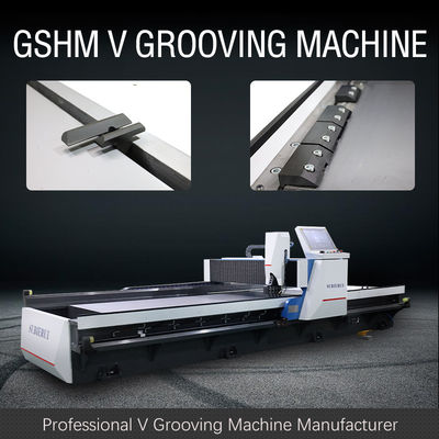 220V V-Grooving Machine ad alta velocità per la decorazione delle pareti delle tende metalliche